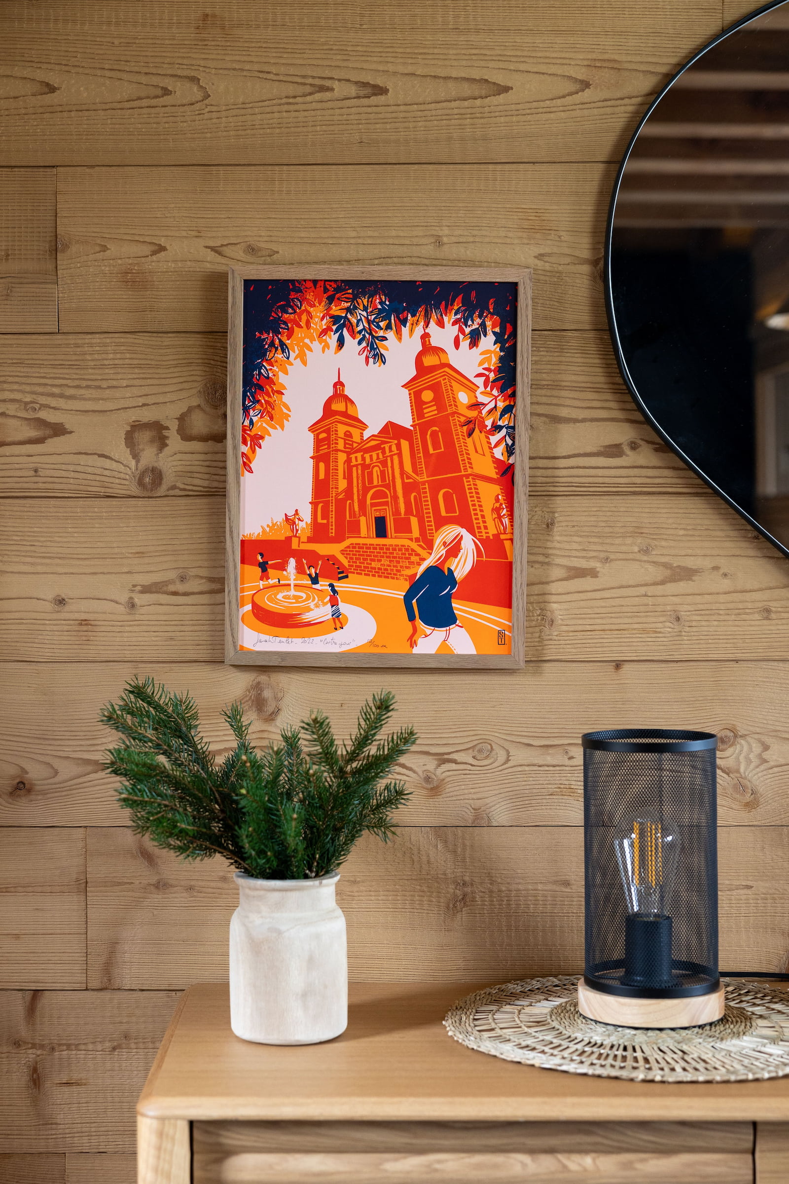sérigraphie de l’artiste Sarah Teulet Je vois la vie en vosges ©sophieschianodilombo-033